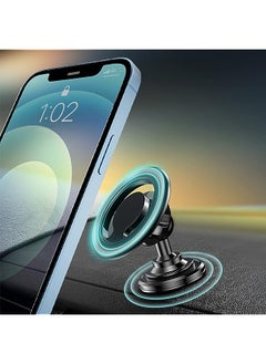 Buy Magnetic Car Phone Holder for Dashboard, Magnet Cell Phone Mount Compatible with MagSafe iPhone 14 Pro Plus 12/13 All Phones Series, Universal Mobile Holder Car Mount Fits All Smartphones in UAE