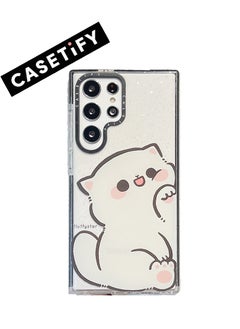 Buy Samsung Galaxy S23 Ultra Case - 'Chubby Cheeks' Feline Series in UAE