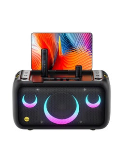 Buy Ikarao 2024 Smart Karaoke Machine for Adults – with Foldable 64GB Tablet, 2 Self Charging Karaoke Microphones, 800W Bluetooth Speaker in UAE