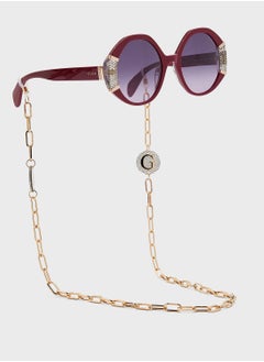 Buy Embellished Round Sunglasses in Saudi Arabia