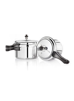 اشتري PREMIER COMPO PACK ALUMINIUM PRESSURE COOKER (5LTRS + 3 LTRS) SG -517 في الامارات