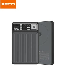 اشتري Wireless Magnetic Power Bank, 𝟏𝟎𝟎𝟎𝟎𝐦𝐚𝐡 Battery Pack with Super Magnetic, USB A&C, for Magsafe , Mini Wireless Portable Charger في الامارات