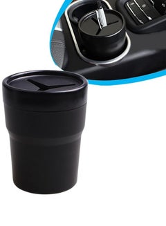 Buy Car Trash Bin With Lid Mini Car Trash Can Car Garbage Bin Fits Cup Holder In Console Or Door For Automotive Car Home Office Kitchen Dinning Room in Saudi Arabia