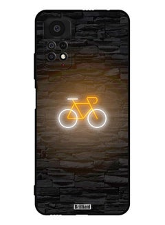 اشتري Protective Case Cover For Xiaomi Redmi Note 11 Pro Cycle Black/Orange/White في السعودية