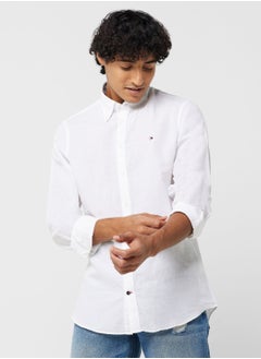 Buy Button Down Slim Fit Shirt in UAE