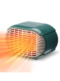 Buy Electric Fan Heater Mini Desktop Heater Portable PTC Ceramic Heating Winter Warmer in UAE