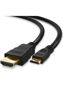 Buy High Speed Hdmi Mini Hdmi To Hdmi Cable Mini Hdmi Connector (C) Cable Compatible With Nikon D3300 D3200 D5300 D5600 D7000 D7100 D7200 D3 D300S D3X Dslr Camera. (6Feet) in UAE