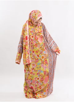 Buy Printed Kids Isdal Orange, Yellow & Red For Women in Egypt