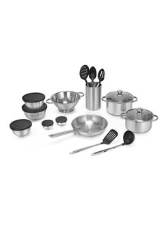 اشتري Celina 22 -Piece Cookware Set Silver -1.5MM في الامارات