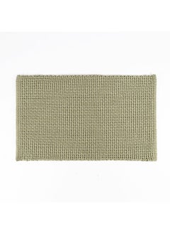 Buy Ruusu Bath Mat, Green - 80X50 Cm in UAE