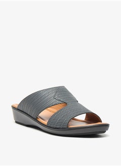 اشتري Mens Textured Slip-On Arabic Sandals في الامارات