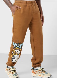 Buy Dicey Fleece Sweatpants in UAE