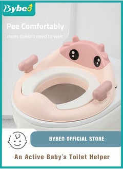 Buy Potty Training Seat for Boys Girls Kids Toddlers Baby Toilet Train Seats with Detachable Soft Cushion Sturdy Handle and Backrest in Saudi Arabia