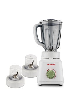 Buy Fresh Chef Electric Blender, 360 Watt, 1.5 Liter, 2 Grinder - White in Egypt