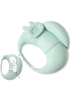 اشتري Nursery Pillows, Original Plus Size Breastfeeding Pillows for More Support for Mom and Baby, with Adjustable Waist Strap and Removable Cotton Cover في الامارات