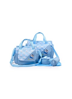 Buy New Cute Animal Printing Mommy Bag Five-Piece Bag Multifunctional Large Capacity Mother and Baby Shoulder Messenger Bag Diaper Bag in UAE