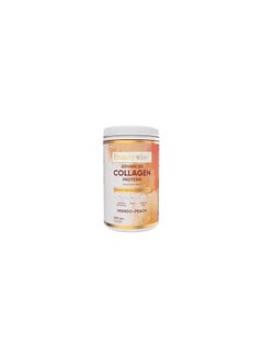 Buy Advanced Marine Collagen Proteins Powder With Hyaluronic Acid, Glutathione & Biotin (Mango-Peach) 250G in UAE