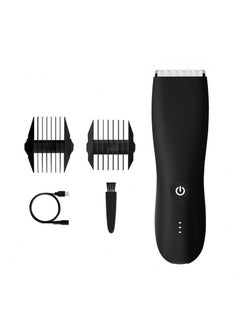 Buy New 2024 Mens Electric Wireless Waterproof Body Hair Trimmer with Electric Dock Charger for Mens Underarm Leg Head Hand Groin Arm Pits Private Parts Body Shaver in UAE