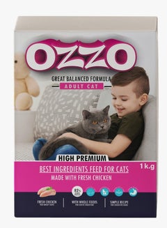 Buy OZZO | DRY FOOD FOR ADULT CAT - Fresh Chicken | 1 kg in Egypt