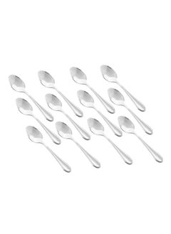 Buy 12 Pieces Japanese Stainless Steel Tea Spoon Set in Saudi Arabia