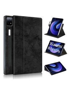 Buy Case for Xiaomi Mi Pad 6/6pro 11 inch, Multi-Viewing Angles, Multifunctional PU Leather Smart Cover with Auto Sleep Wake Feature, Slim Flip Shell Case for Xiaomi Pad 6/6pro, Black in UAE