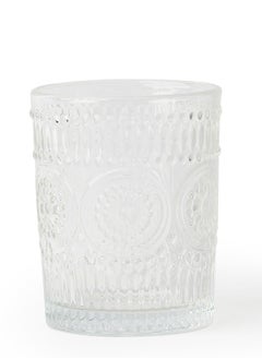 Buy Sunflower Ribbed Glass 260ml in UAE