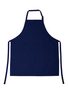 Buy Adjustable Kitchen Apron navy 78x68cm in Saudi Arabia