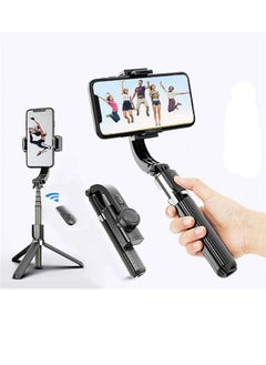 Buy L08 bluetooth handheld gimbal stabilizer mobile phone selfie stick in UAE