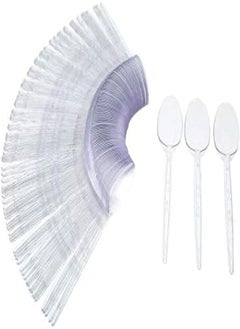 اشتري Plastic spoon, 50 Pieces Per Bag في مصر