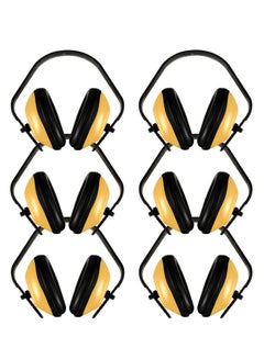 Buy 6-Pack Soundproof Earmuffs - Comfortable Noise Reduction Headphones with Soft Foam Padding for Airports, Concerts & More in UAE