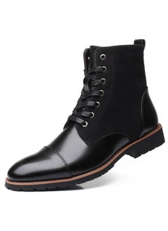 اشتري New Men's Casual Leather Boots في الامارات