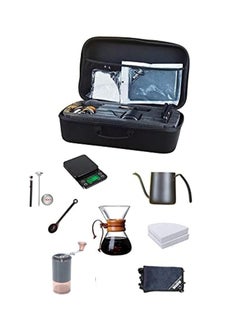 Buy V60 Pour Over Coffee Maker Set of 8 Piece with Portable Carry Case (V60 Coffee Gift Set) in UAE