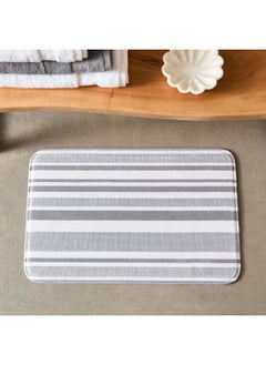 Buy Amore Nadia Memory Foam Printed Bath Mat 70 x 45 cm in Saudi Arabia