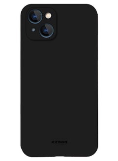 اشتري iPhone 14 Case Air Skin Series Ultra Slim Frosted Anti Slip Back Cover Full Coverage Camera Lens Protection 6.1 inch Black في الامارات