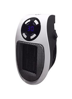 Buy Mini Heater Electric Socket Mini Heater 500w Electric Blower Heater Thermostatic System LED Display Overheat Protection in Saudi Arabia