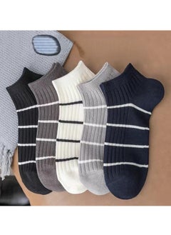 اشتري Men Absorb Sweat and Deodorize Socks 5 Pairs High Quality Socks One Size Fits All في الامارات