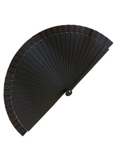 Buy 9in Silk Handheld Fan Foldable with Wooden Handle, Handheld Folding Fan, for Women for Events, Parties & Festivals - Rave, Dance & Decorative Accessory, Women'S Folding Hand Fan, Tassel Bamboo Fan in Saudi Arabia