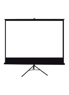 Buy Projector screen with stand ,100inch 4:3 ,tripod screen 4K HD Movie Screen with Carry Bag Wrinkle-Free Design in UAE