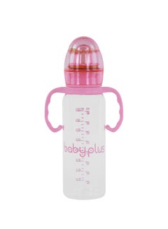 اشتري Baby Infant Feeding Bottle With BPA Free, 250 Ml - Pink في الامارات