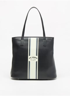 Buy Women Printed Tote Bag with Zip Closure and Double Handles in Saudi Arabia