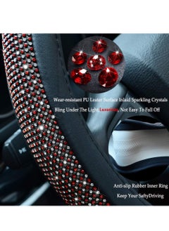 Buy Shiny crystal rhinestones steering wheel cover in Egypt