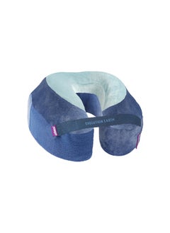 Buy Evolution Earth Pillow - Eco-Friendly Memory Foam Neck Pillow with Chin & Neck Support - Water Blue in UAE