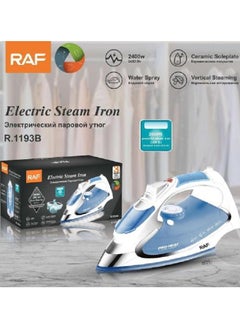 Buy Steam Iron/Ceramic Soleplate/280ml/Dry,Steam,Spray/2400W(R-1193B) in Egypt