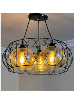 Buy Modern Black Wire Chandelier Lashes Shape in Egypt