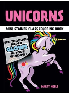 Buy Unicorns Stained Glass Colouring Book in UAE