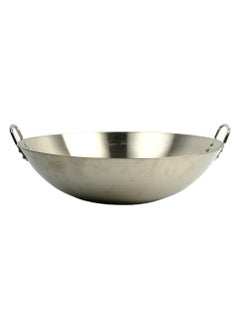 Buy Diersheng Stainless Steel Frying Wok 43 cm in UAE