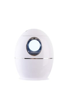 Buy Mini Ultrasonic Humidifier Air Purifier With Colourful Atmosphere Lights 800ml LU1124-2 White in Saudi Arabia