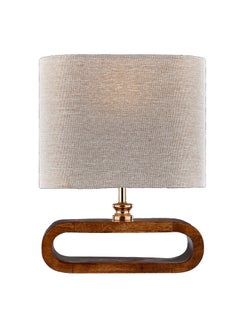 Buy Curve 1 Lamp Brown Shapoo OffWhite Table Lamp in Egypt