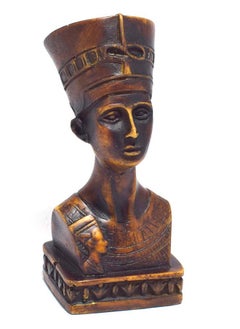 Buy immatgar pharaonic Decorative Egyptian Nefertiti Statue ancient Egyptian souvenirs gifts handmade Home decor collectibles Sculptures  (Darck Brown - 11.5 CM Long) in Egypt