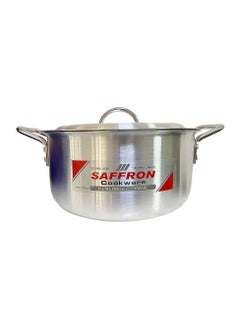 Buy Sonex Saffron Cooking Pot, Cookware, Stainless Steel Handle For Firm Grip, Light Weight And High Quality Metal Finish, Durable Long Lasting Construction, PFOA Free, Metal Finish, Silver in UAE